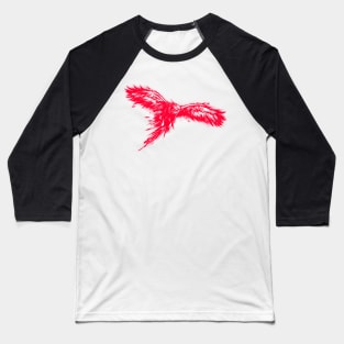 Phoenix, Mythical Firebird- Red Version Baseball T-Shirt